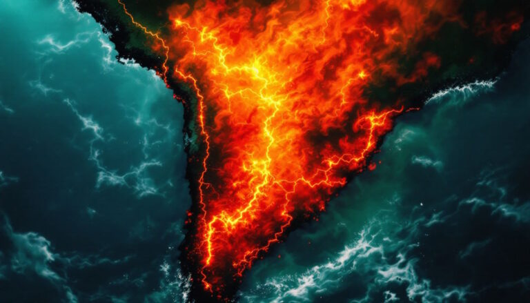 Uma ilustração realista de um mapa do Brasil em 2024, destacando as regiões mais afetadas pelo calor extremo. A imagem inclui termômetros indicando altas temperaturas, ilustrações de incêndios no Pantanal, secas nos rios da Região Norte e enchentes no Rio Grande do Sul. Tons vermelhos e laranjas representam o calor, azuis para as enchentes e marrons para as secas. O estilo é realista e informativo, capturando a gravidade dos impactos climáticos e a urgência de ações para mitigar as mudanças climáticas